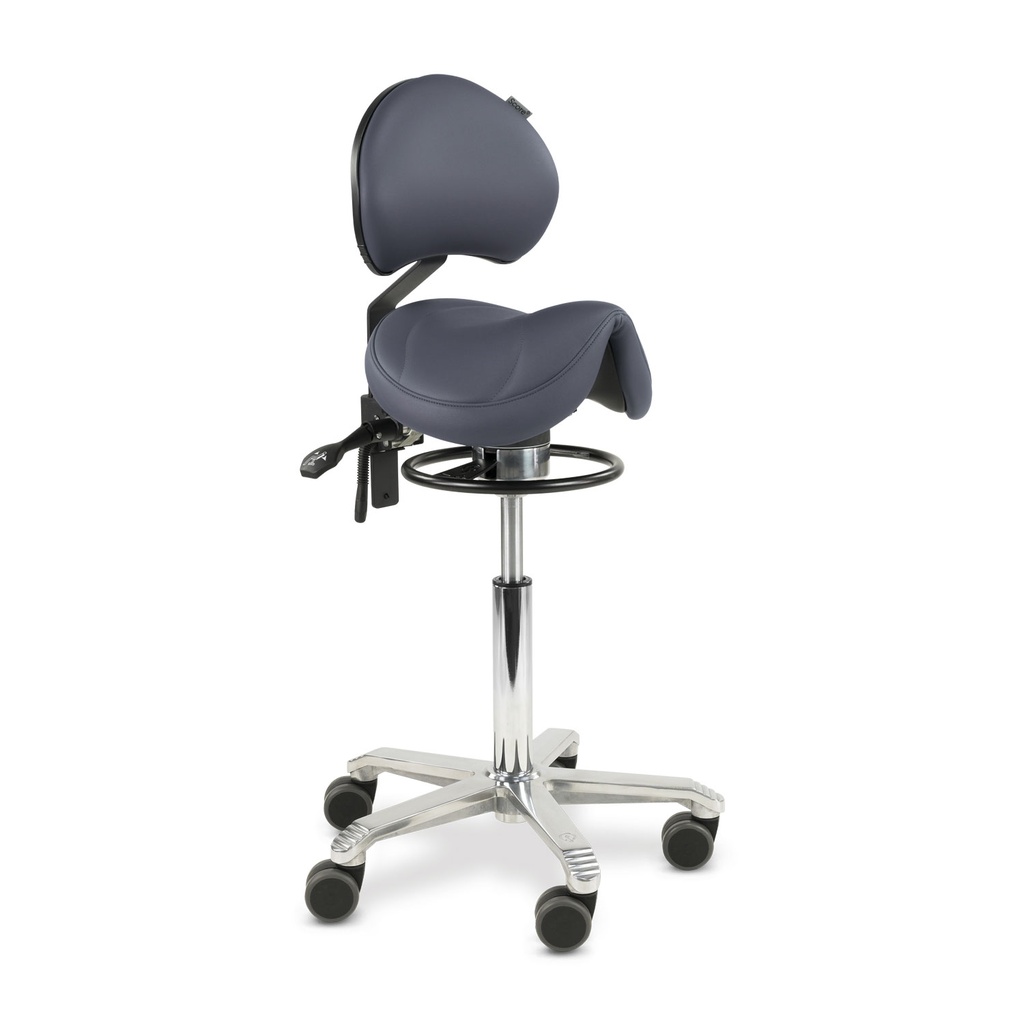 Antracit med balancering og lændestøtte